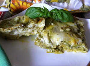 Lasagne al pesto