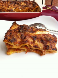 Lasagne alla bolognese