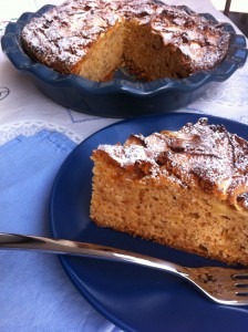 torta mele e amaretti