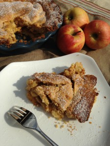 Crostata morbida mele e amaretti